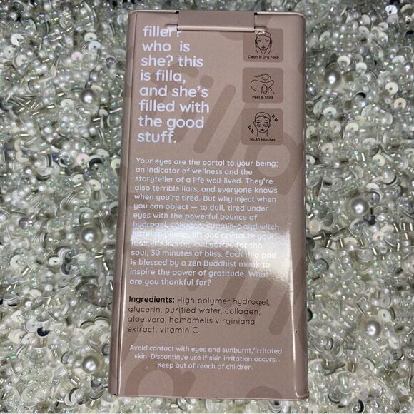 Dew of the GODS - FILLA - collagen volumizing under eye pads - pack of 9. - Picture 3 of 5